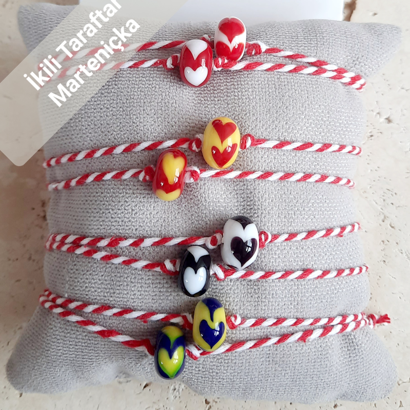 Taraftar Marteniçka İkili Bileklik (10 Çift)