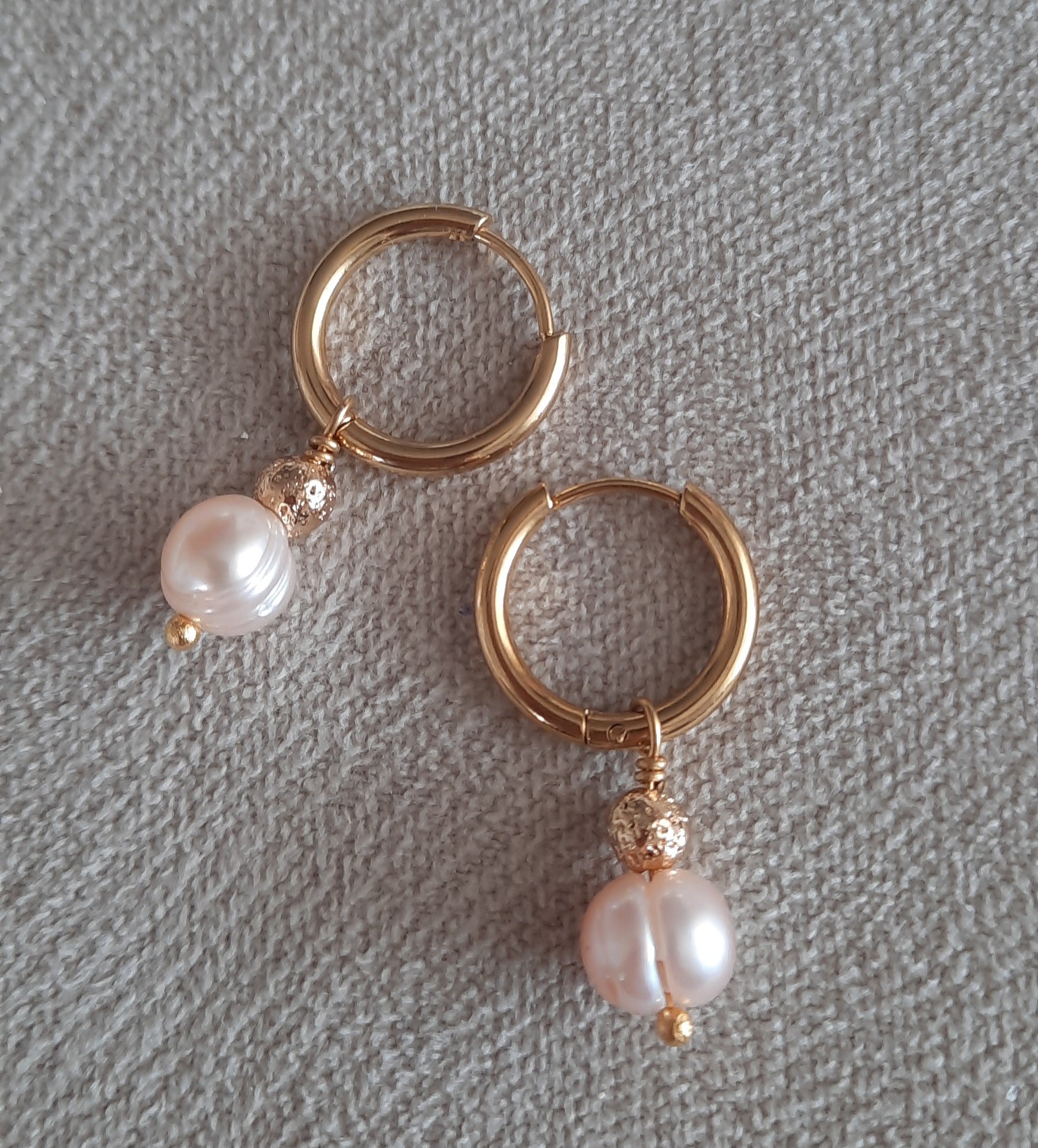 Somon İnci Güneş Taşı İkili Kombin Kolye