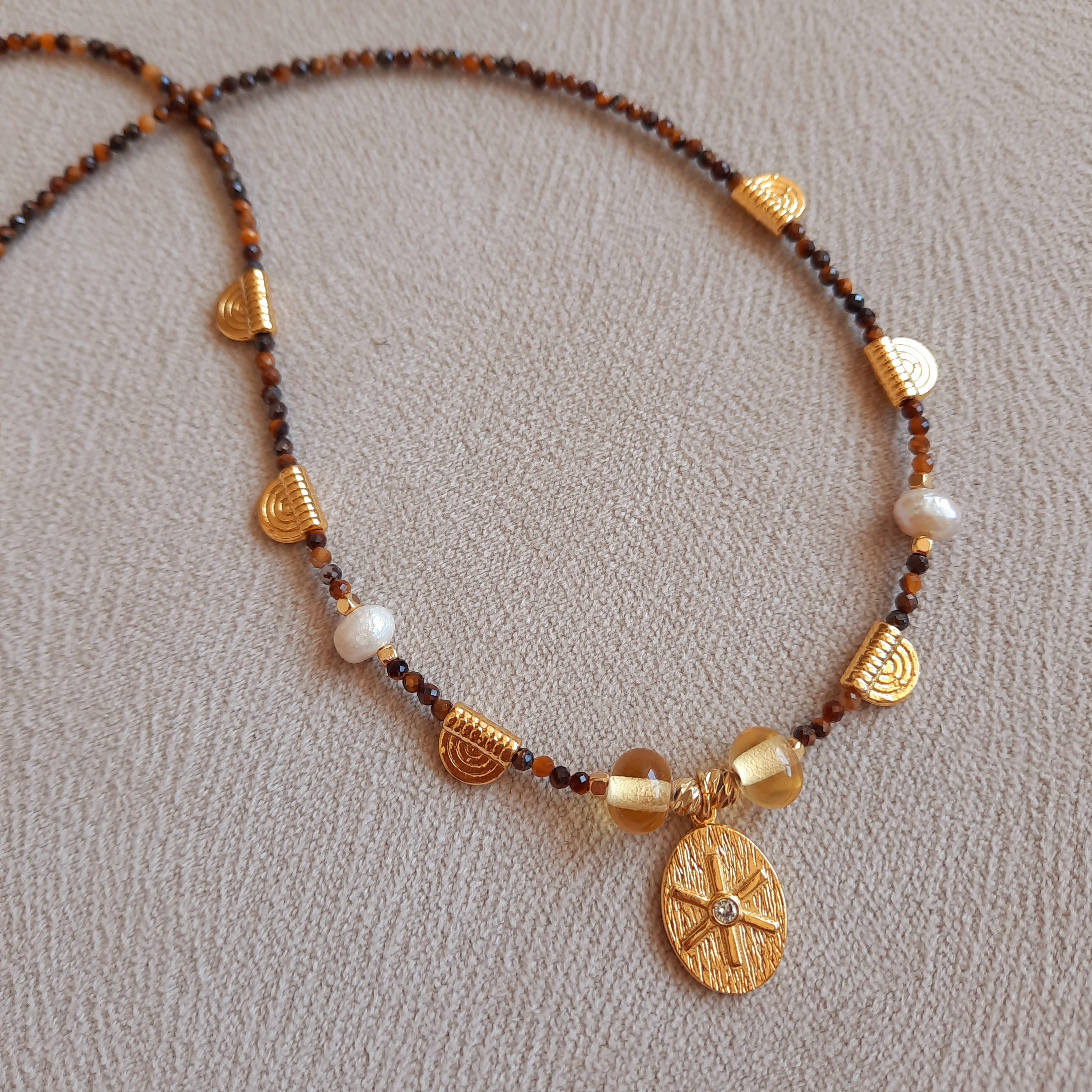 Kaplangözü Minimal Madalyon Kolye