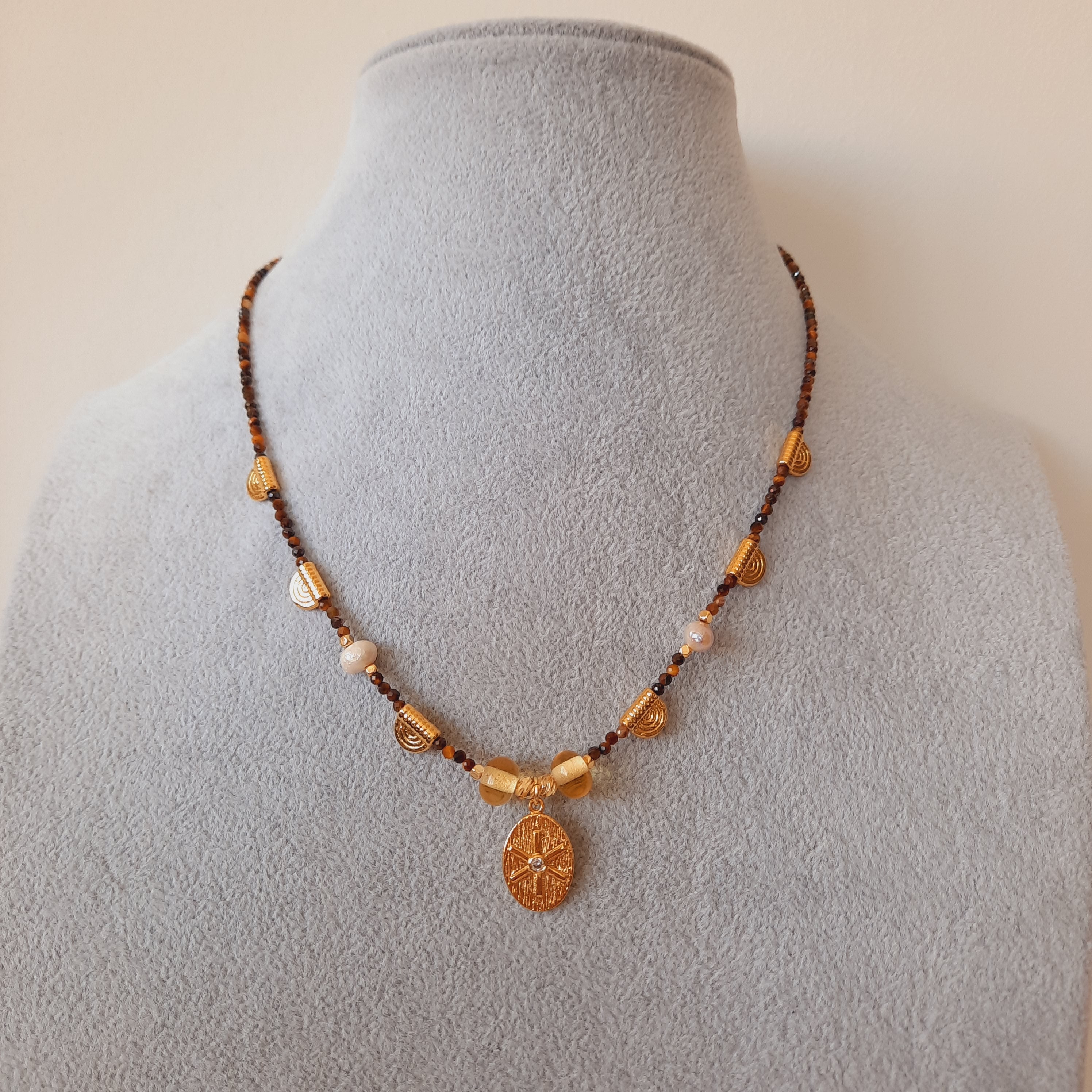 Kaplangözü Minimal Madalyon Kolye