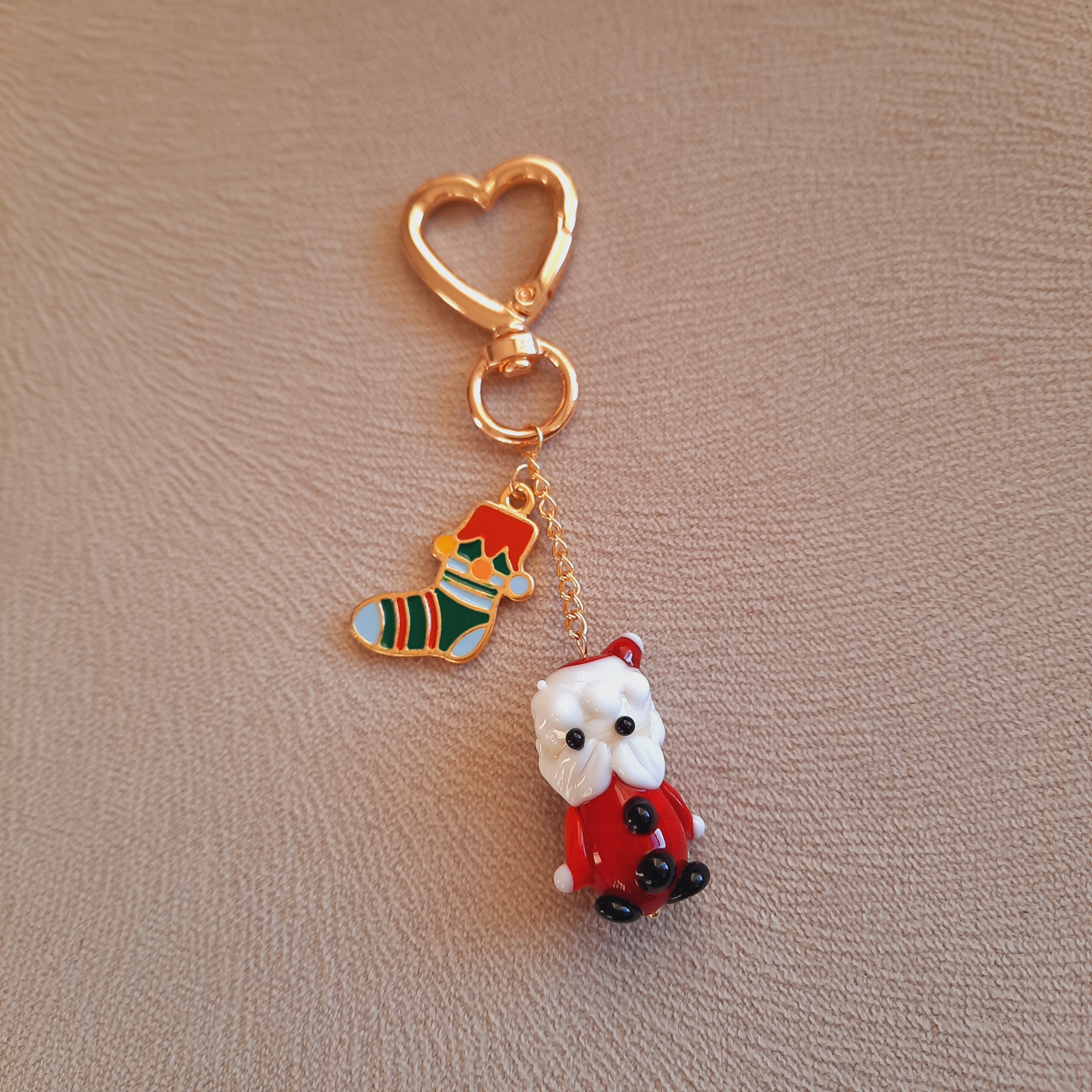 Noel Baba Yeni Yıl Temalı Anahtarlık