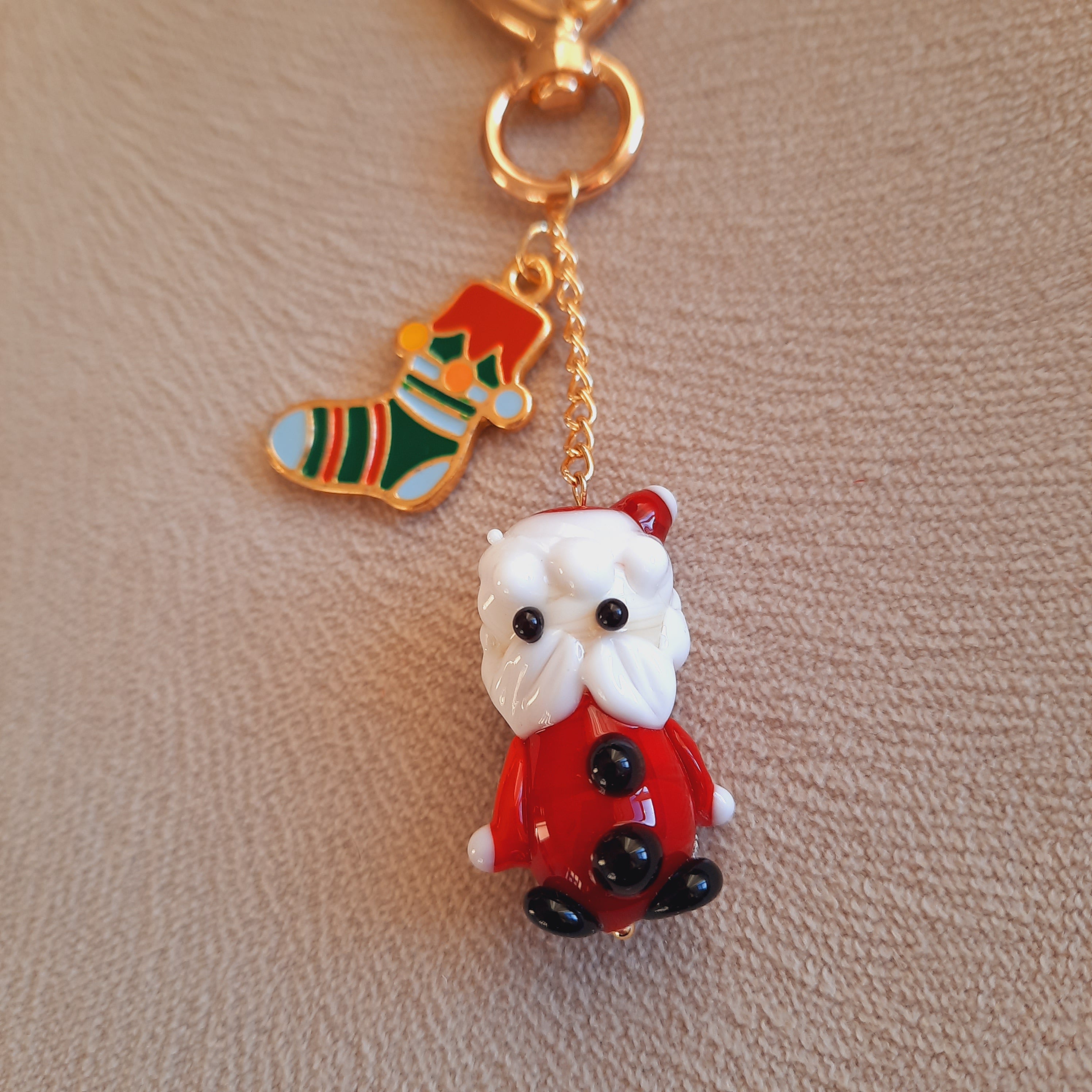 Noel Baba Yeni Yıl Temalı Anahtarlık