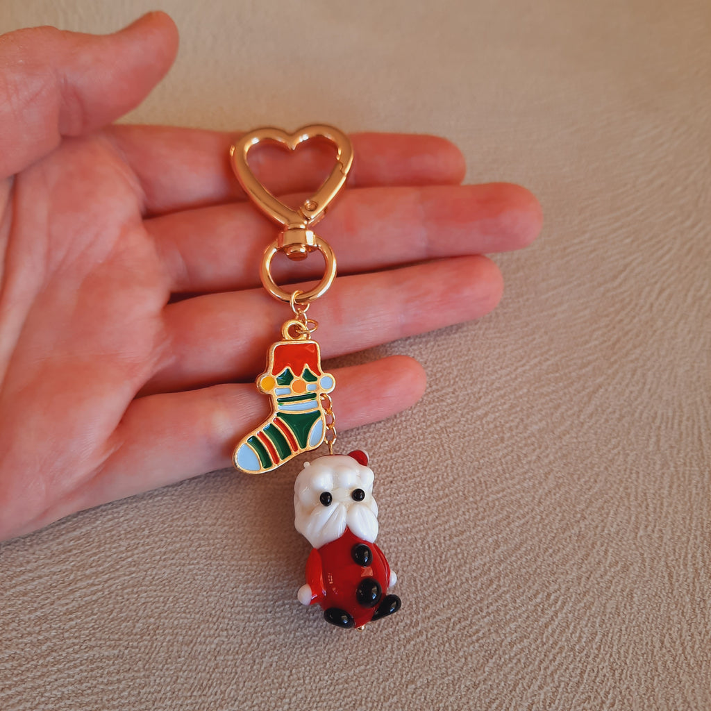 Noel Baba Yeni Yıl Temalı Anahtarlık