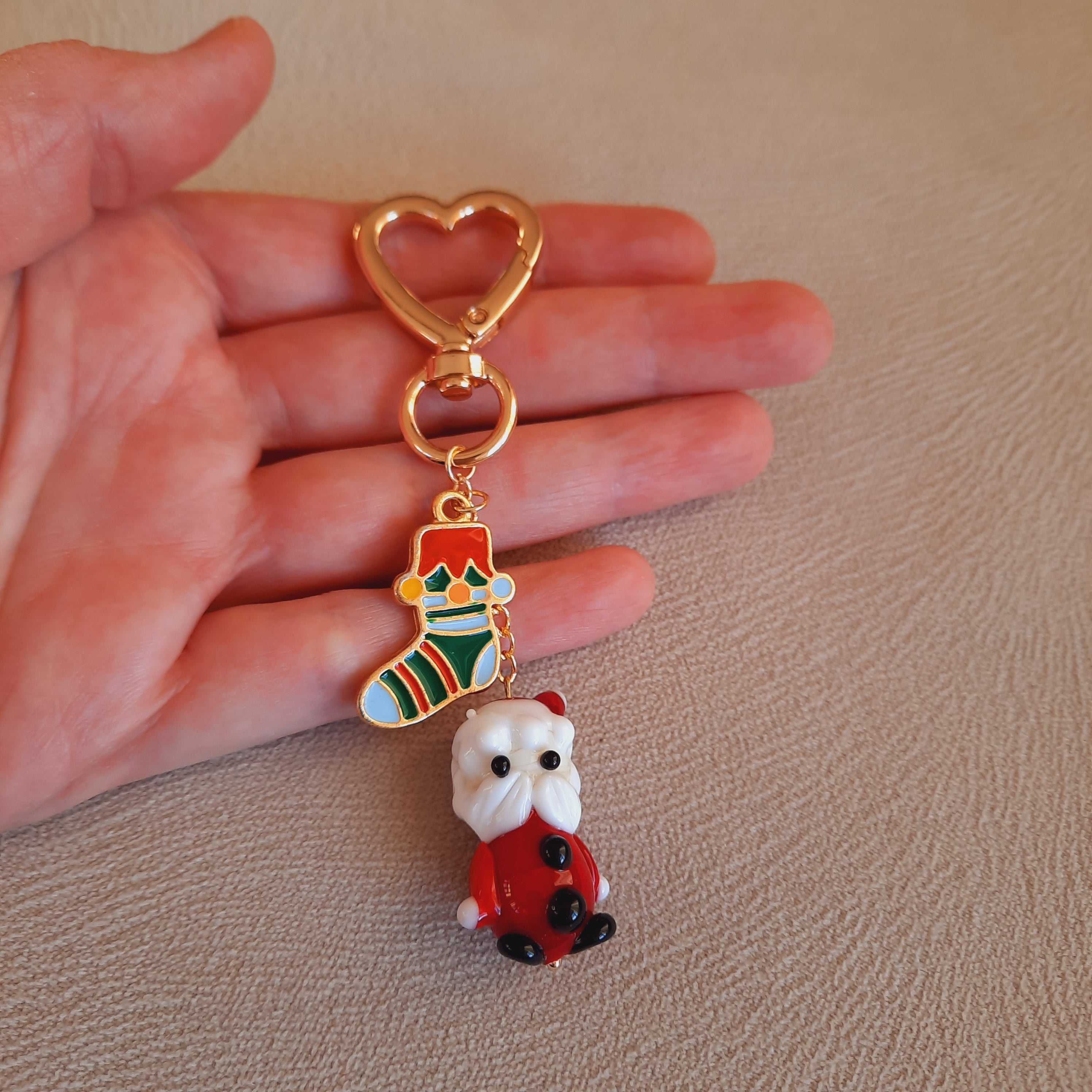 Noel Baba Yeni Yıl Temalı Anahtarlık