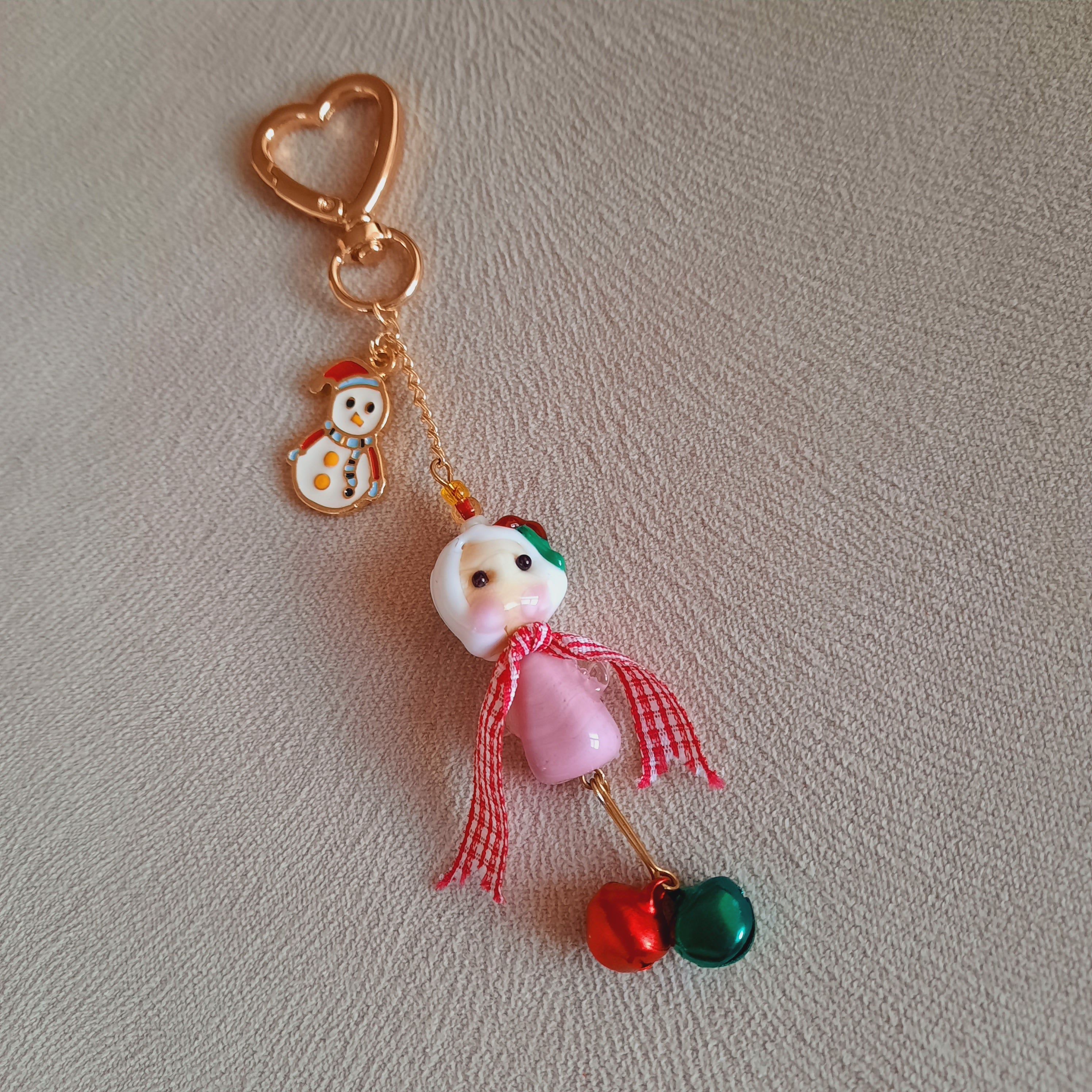 Melek Yeni Yıl Temalı Anahtarlık