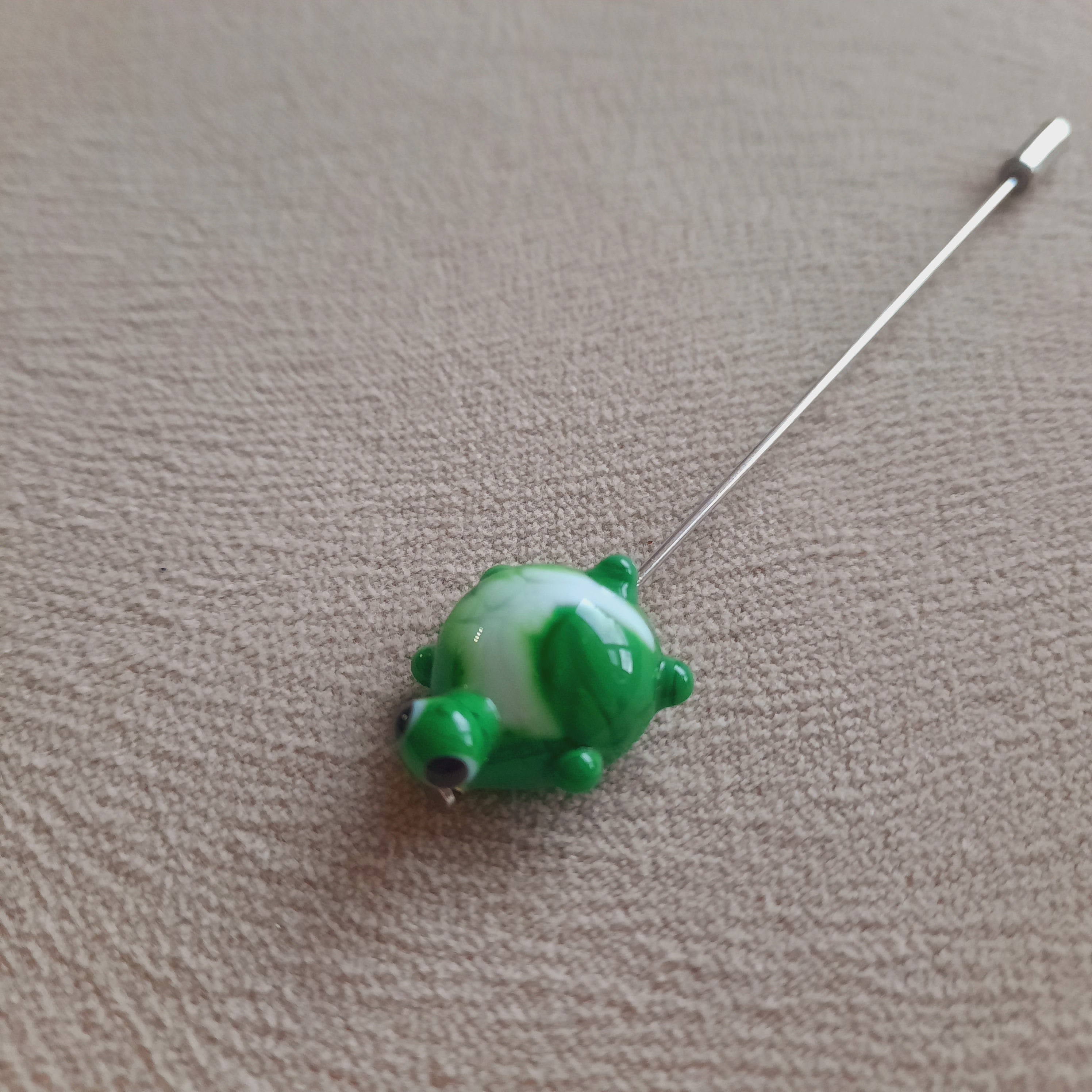 Kaplumbağa Yaka İğnesi Broş