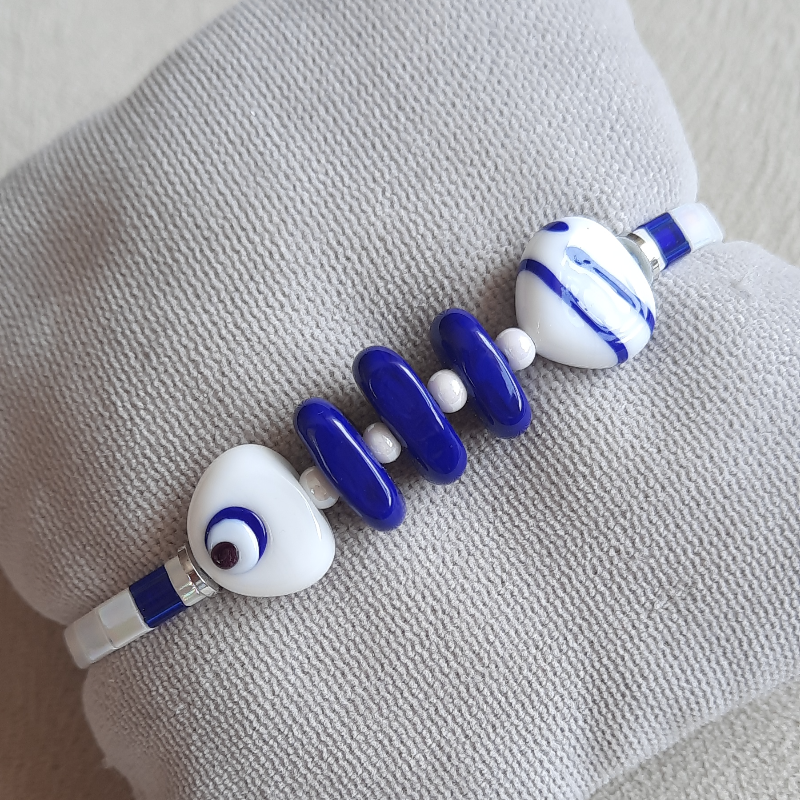 Kılçık Balık Murano Miyuki Bileklik