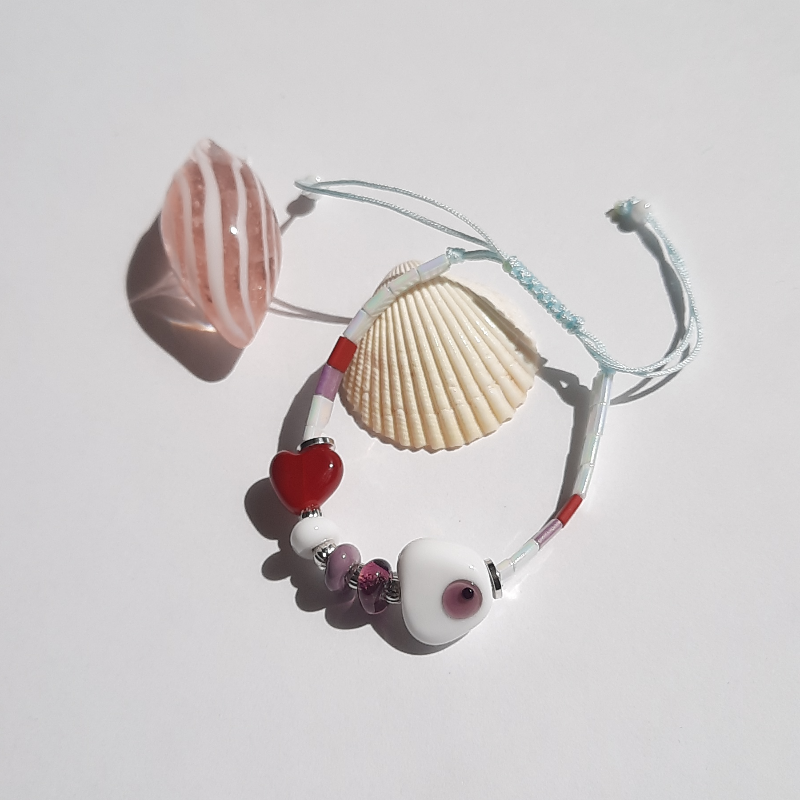 Kılçık Balık Murano Miyuki Bileklik