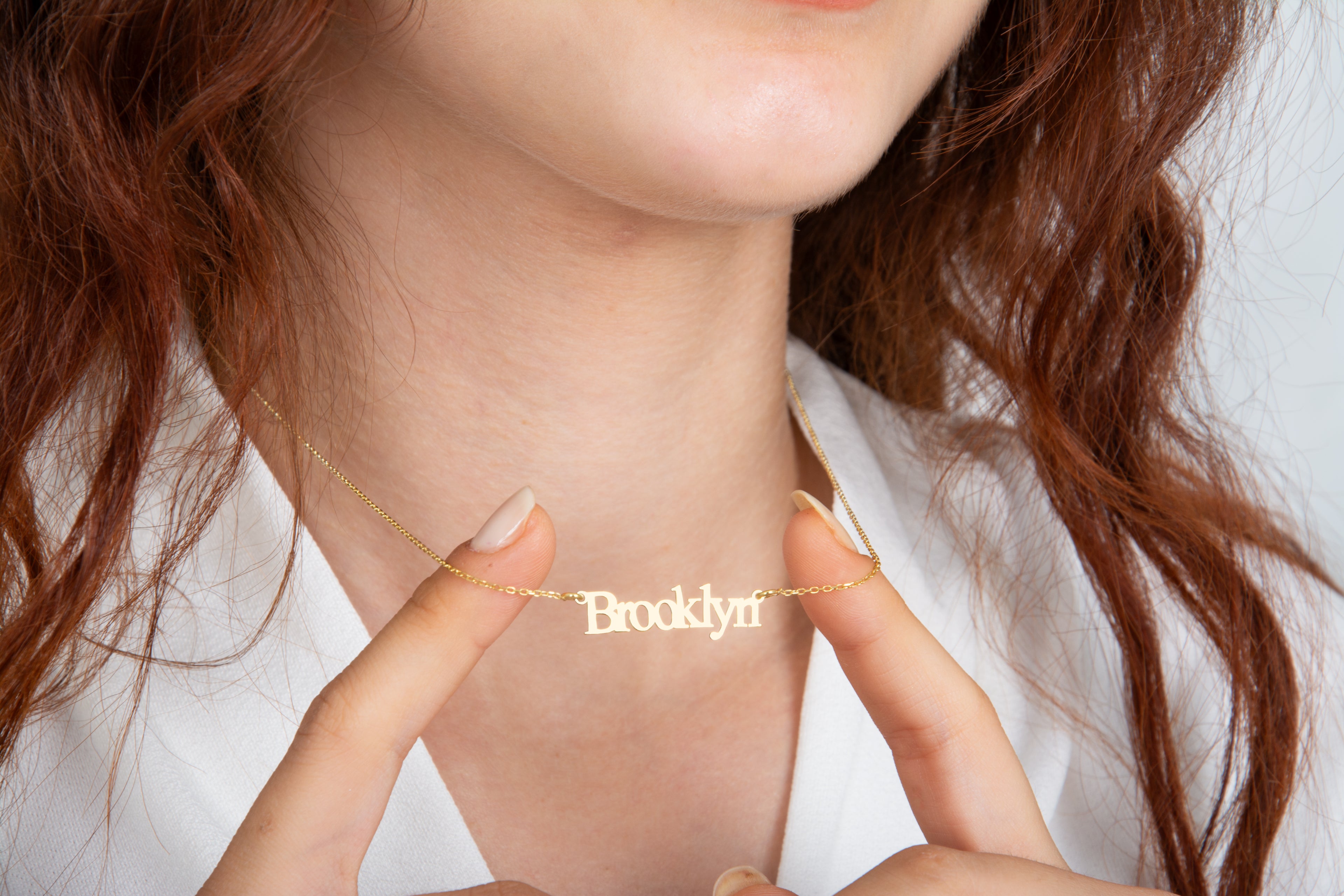 925 Ayar Times Font Gümüş Kolye (Altın veya Gümüş Renkte, Farklı Zincir Seçenekli)