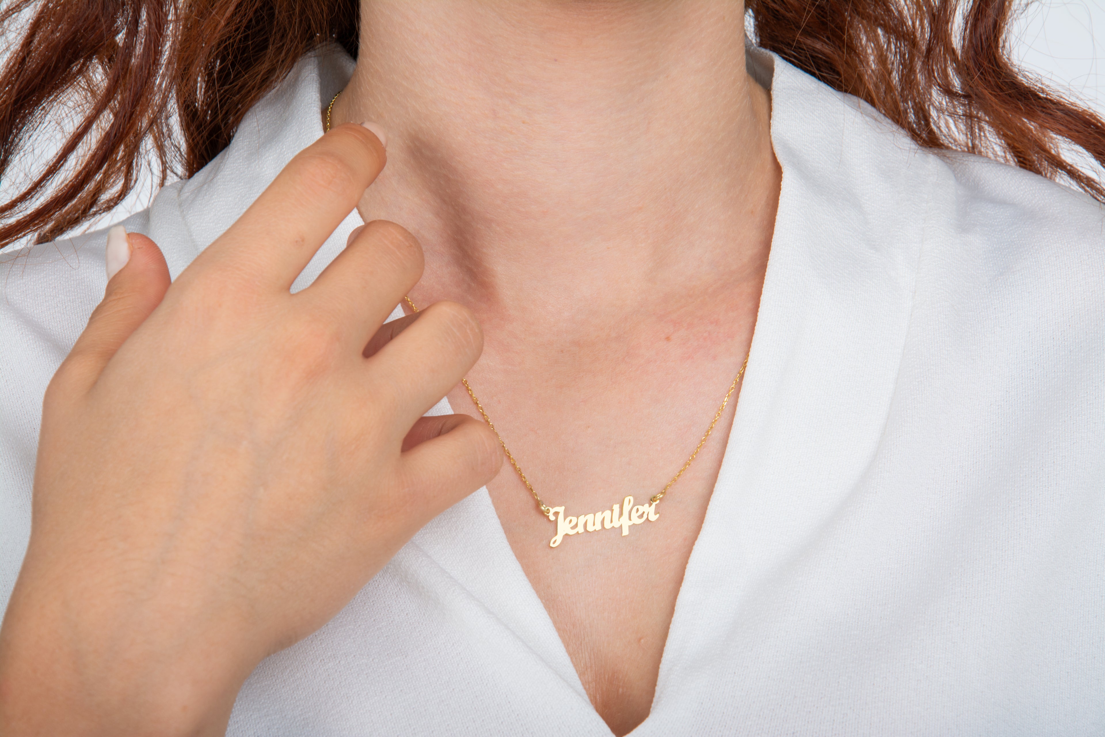 925 Ayar Krusyida Font Gümüş Kolye (Altın veya Gümüş Renkte, Farklı Zincir Seçenekli)