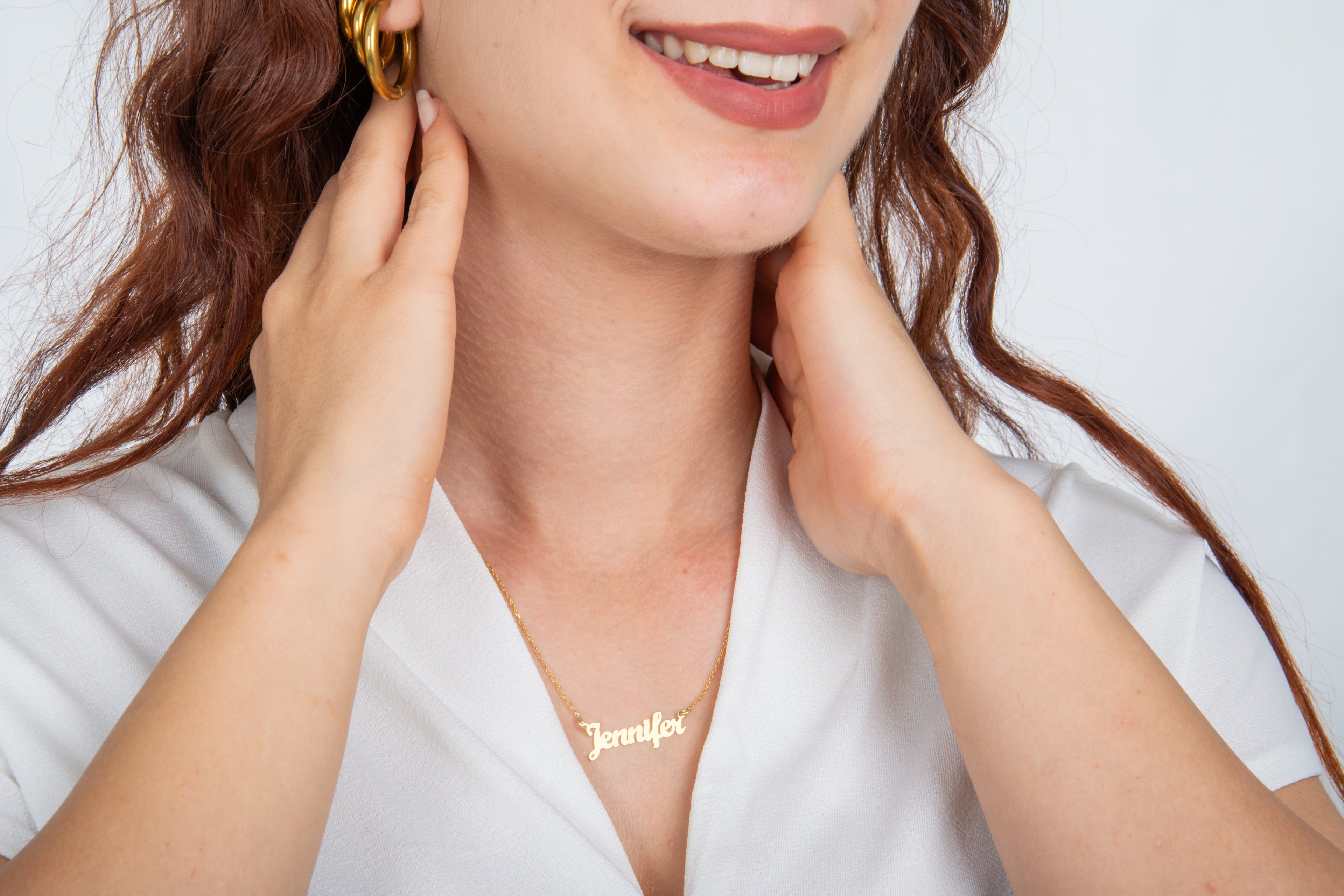 925 Ayar Krusyida Font Gümüş Kolye (Altın veya Gümüş Renkte, Farklı Zincir Seçenekli)