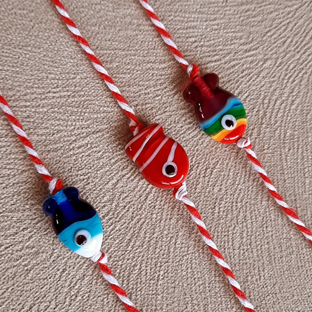Gökkuşağı Balık Murano Marteniçka Bileklik (1 Adet)