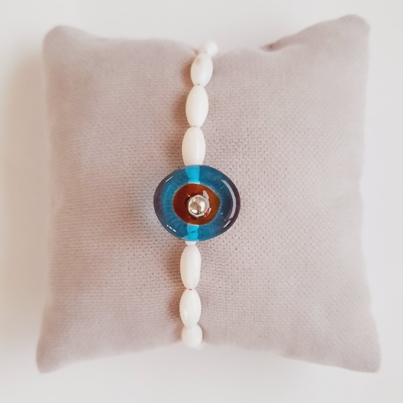 Cam Düğme Bileklik