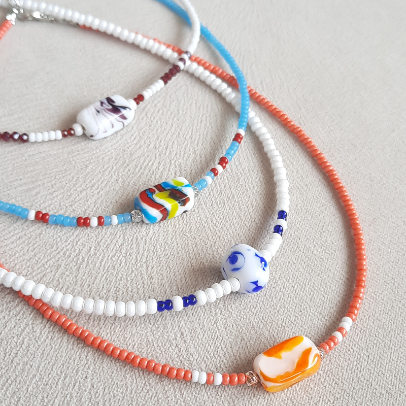 4 Renk Spor Şıklık Günlük Kolye