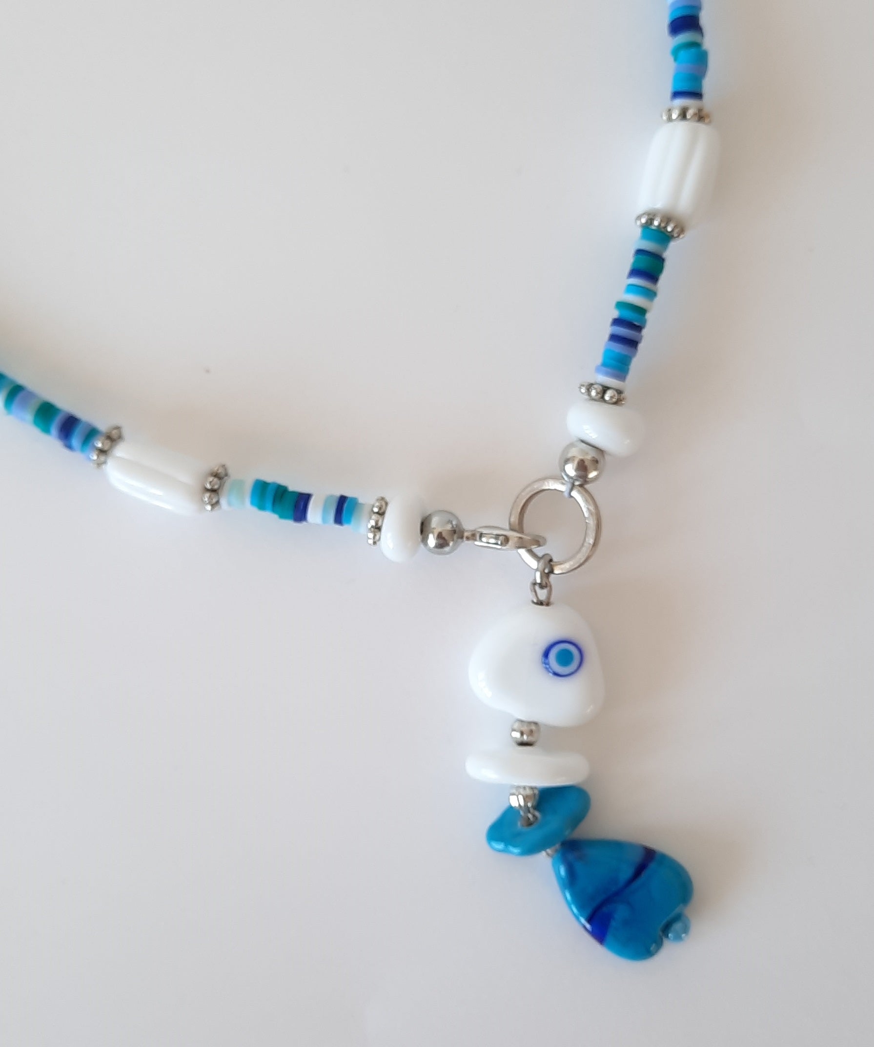 Kılçık Balık Özel Tasarım Fimo Kolye