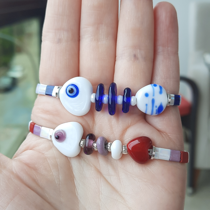 Kılçık Balık Murano Miyuki Bileklik