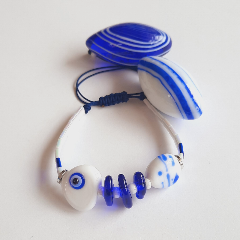 Kılçık Balık Murano Miyuki Bileklik