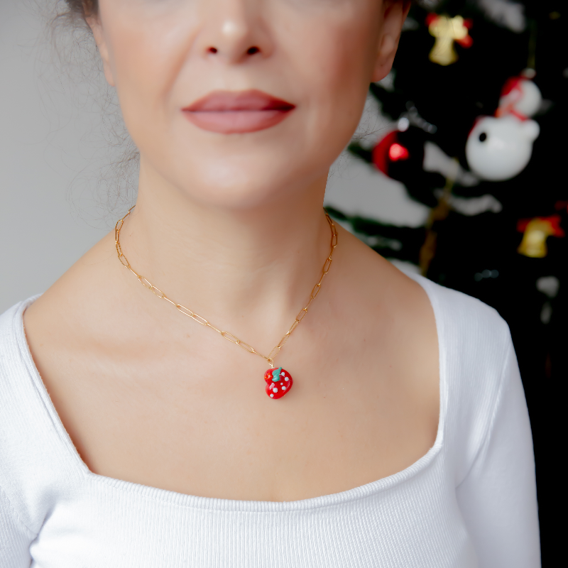 Kalpli Paslanmaz Çelik Kolye