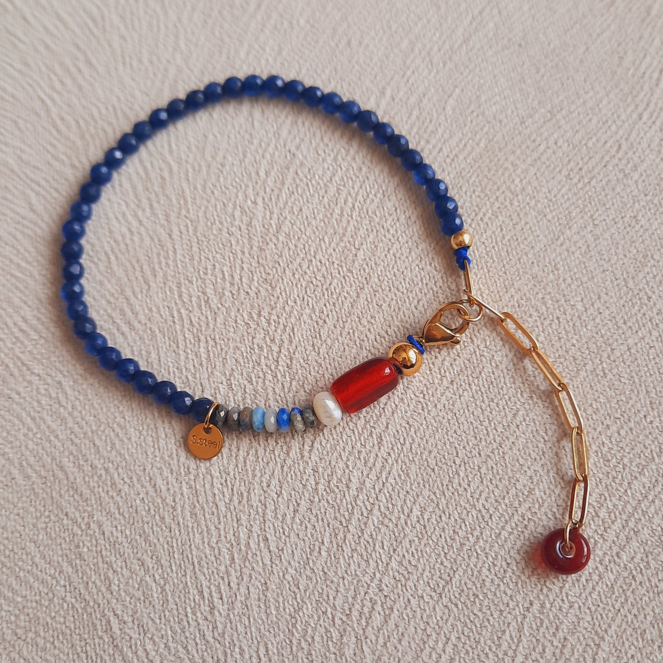 Beti & Beauty Lapis İnci Kombin Bileklik Seti