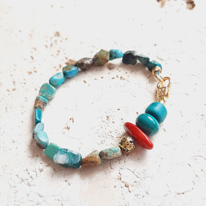 Turkuaz Özel Tasarım Bileklik