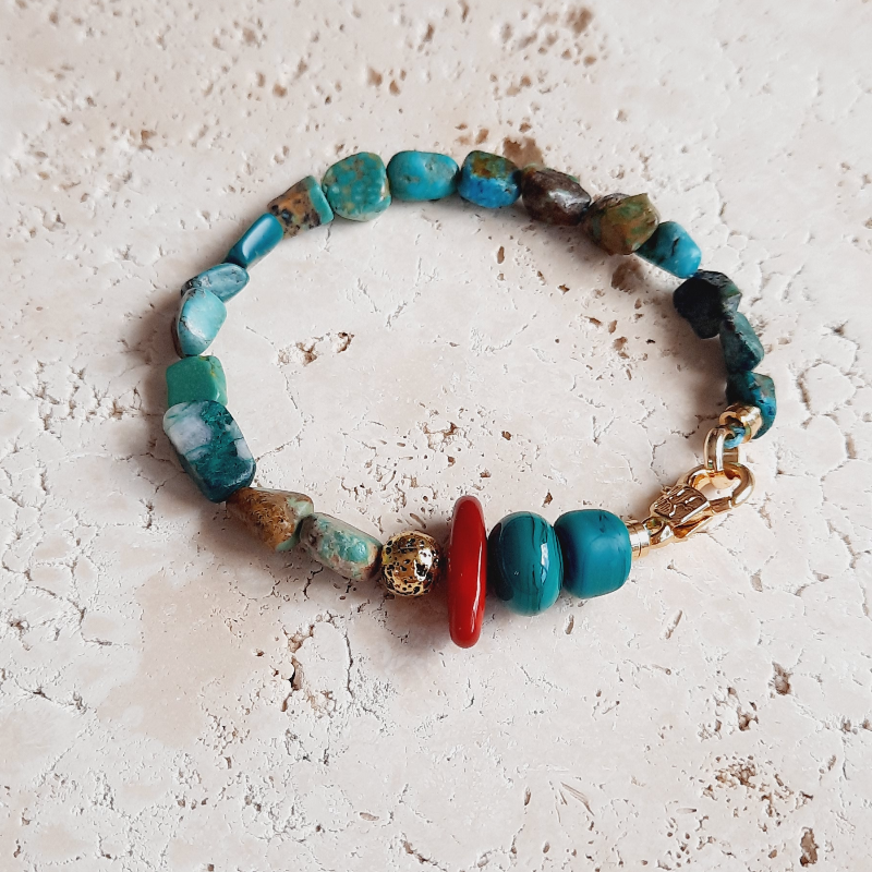 Turkuaz Özel Tasarım Bileklik