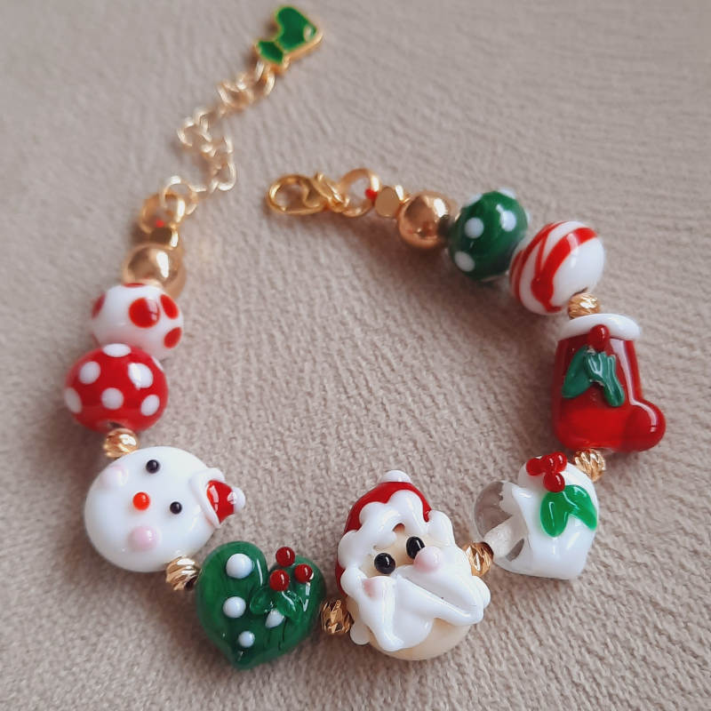 Yeni Yıl Charm Murano Bileklik