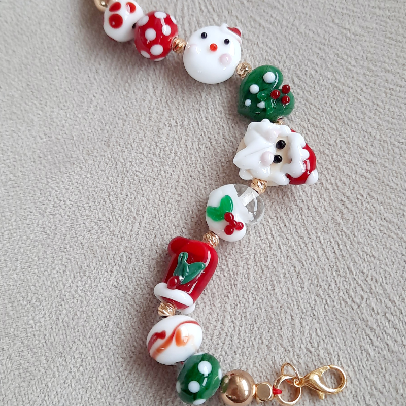 Yeni Yıl Charm Murano Bileklik