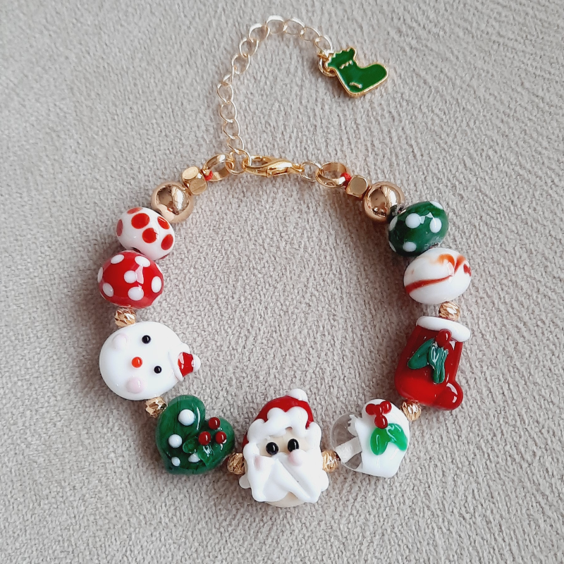 Yeni Yıl Charm Murano Bileklik